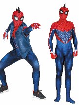 Supply 3D Print Comics Movie Punk Spider Halloween Cosplay Costume One-piece Tights