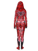 3D Printing Red Venom Cloak Big Spider Halloween Cosplay Costume Zentai Suit