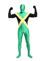 Supply Multicolor Unisex Jamaica Spandex Lycra Fabulous Flag Tights Zentai Suit