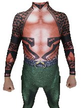 DC Aquaman Sea King Diver Cosplay Aquaman Zentai Catsuit One Piece Costume