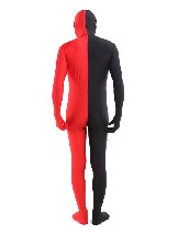 Halloween Black and Red Lycra Spandex Zentai Costume Unisex Full Body Zentai Suit Halloween Black and Red Lycra Spandex Zentai Costume Unisex Full Body Zentai Suit