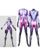 Halloween Women Adult Children Overwatch Cosplay One-piece DVA Black Lily Cosplay Set zentai suit