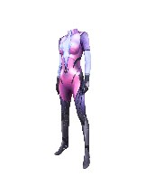 Halloween Women Adult Children Overwatch Cosplay One-piece DVA Black Lily Cosplay Set zentai suit