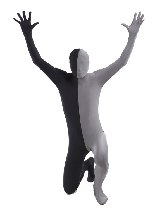 Halloween costume Black Grey split Full Body Lycra Spandex Fabric Zentai Suit Halloween costume Black Grey split Full Body Lycra Spandex Fabric Zentai Suit