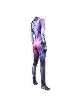 Halloween Women Adult Children Overwatch Cosplay One-piece DVA Black Lily Cosplay Set zentai suit