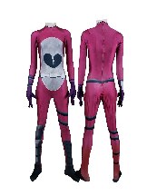 Halloween Fortnite pink panda team leader cosplay one-piece woman zentai suit Halloween Fortnite pink panda team leader cosplay one-piece woman zentai suit