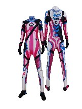 Women Jinx and D.VA bodysuit Halloween hero costume cosplay zentai suit