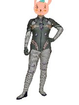 Halloween  Evangelion EVA plug suit cosplay costume superhero zentai suit