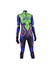 Captain Marvel costume full body blue red Zentai Cospaly Costume