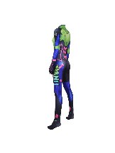 Captain Marvel costume full body blue red Zentai Cospaly Costume