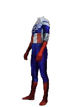 Halloween 3D printed Captain America costume one-piece cosplay zentai suit Halloween 3D printed Captain America costume one-piece cosplay zentai suit