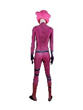 Halloween Fortnite pink panda team leader cosplay one-piece woman zentai suit Halloween Fortnite pink panda team leader cosplay one-piece woman zentai suit
