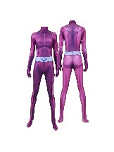 Supply Halloween Totally Spies anime costume purple girl Agent Group Mandy one-piece cosplay zentai suit