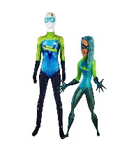 Supply Halloween costume The Incredibles 2 Crossover Voyd cosplay zentai suit
