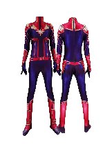 Supply Captain Marvel Halloween costume superhero Captain Marvel Cosplay zentai suit