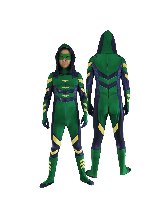 3D printed hero Green Arrow Red Arrow one-piece bodysuit Halloween costume cosplay zentai suit
