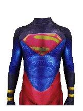 Halloween Men DC Comics costume Blue Muscle Superman One-Piece Superman Cosplay zentai Suit