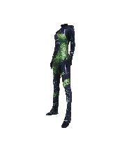 Women DC Poison Ivy Cosplay Costume Jumpsuit Plant girl cosplay zentai suit