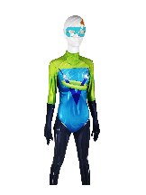 Halloween costume The Incredibles 2 Crossover Voyd cosplay zentai suit