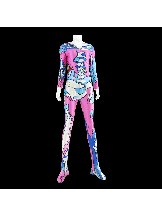 Halloween 3D print Halloween Zentai sexy ladies cosplay jumpsuit full body zentai suit