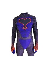 Kingdom Hearts Chain of Memories Halloween cosplay zentai suit Kingdom Hearts Chain of Memories Halloween cosplay zentai suit