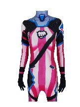 3D Jinx and D.VA Cosplay Costume jumpsuit Halloween Hero Cosplay zentai suit