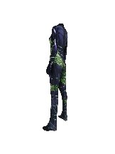 Women DC Poison Ivy Cosplay Costume Jumpsuit Plant girl cosplay zentai suit