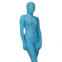 Supply Unicolor Lake Blue Lycra Spandex Full body Zentai Suit