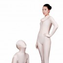 Supply Cheap Flesh color Lycra Spandex Unisex Full body Zentai Suit