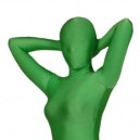 Supply Ideal Unicolor Full Body Full body Zentai Suit Zentai Tights Green Lycra Spandex Full body Zentai Suit