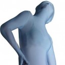 Supply Tinwhite Lycra Spandex Unisex Full body Zentai Suit
