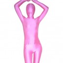 Supply Top Unicolor Full Body Full body Zentai Suit Zentai Tights Pink Lycra Spandex Unisex Full body Zentai Suit