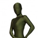 Unicolor Full Body Full body Zentai Suit Zentai Tights Army Green Lycra Spandex Full body Zentai Suit