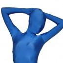 Supply Unicolor Full Body Full body Zentai Suit Zentai Tights Blue Lycra Spandex Full body Zentai Suit
