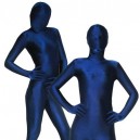 Deep Blue Lycra Spandex Unisex Full body Zentai Suit