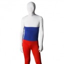 Supply Pattern of Russian Flag Lycra Spandex Unisex Full body Zentai Suit
