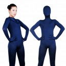 Purplish Blue Lycra Spandex Unisex Full body Zentai Suit
