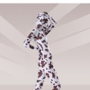 Brown And White Cow Lycra Spandex Unisex Full body Zentai Suit