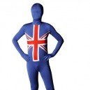 Supply England Flag Pattern Unisex Lycra Full body Zentai Suit