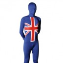England Flag Pattern Unisex Lycra Full body Zentai Suit