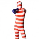 Pattern of American Flag Unisex Lycra Full body Zentai Suit