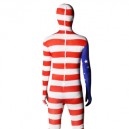 Pattern of American Flag Unisex Lycra Full body Zentai Suit