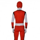 Red with Black White Lycra Full body Zentai Suit Zentai Men's Suit