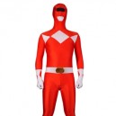 Supply Red with White Lycra Spandex Super Hero Full body Zentai Suit
