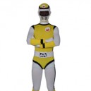 Yellow Lycra Spandex  Men's Full body Zentai Suit