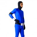 Blue And Black Lycra Spandex Super Hero Full body Zentai Suit