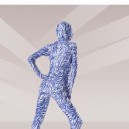 Blue Lycra Unisex Full body Zentai Suit