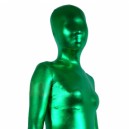 Cool Green Shiny Metallic Unisex Full body Zentai Suit