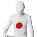 Supply Pattern of Japanese Flag Unisex Lycra Full body Zentai Suit