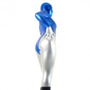 Blue And Silver Shiny Metallic Full body Zentai Suit